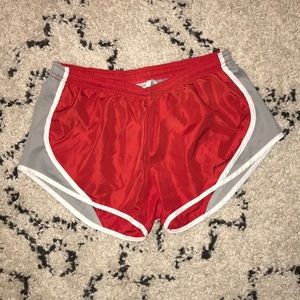 Red Soffe Running Shorts